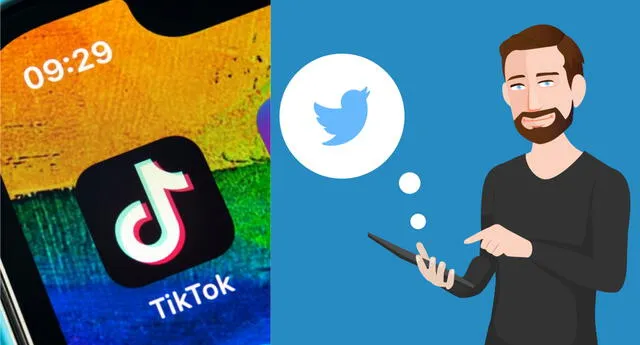 Twitter negocia una posible combinación con TikTok para evadir su prohibición en Estados Unidos. | Fuente: Composición.