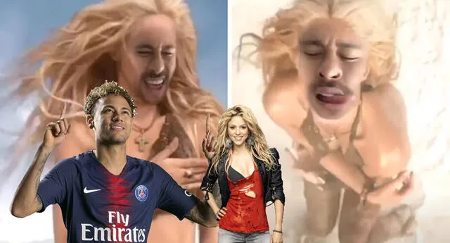 Neymar se transforma en Shakira y