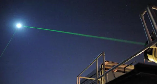 ¡Increíble! NASA consigue reflejar rayo láser en la Luna después de 10 años (VIDEO)