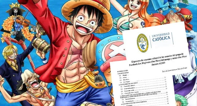 One Piece: Alumna presentan su Tesis Universitaria basada en el anime