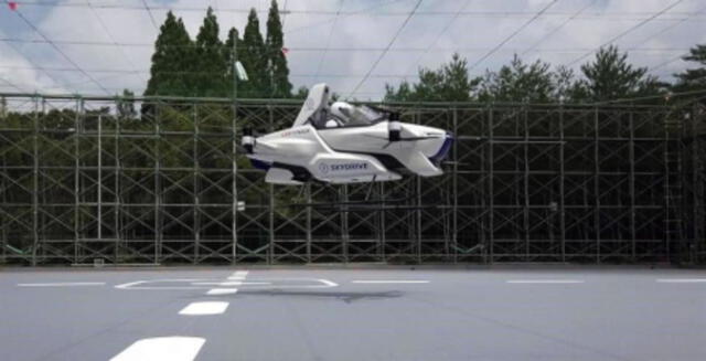 SkyDrive: Compañía japonesa realiza el primer recorrido de su auto volador de manera exitosa (VIDEO)