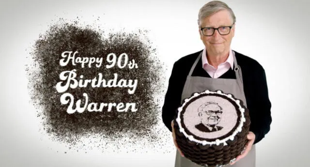 También es cocinero: Bill Gates prepara pastel de Oreo a Warren Buffet y sube video a sus redes sociales (VIDEO)