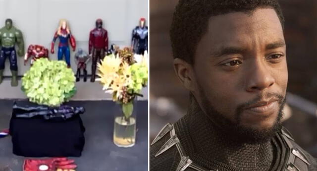 Niño organiza funeral con juguetes de Marvel para despedir a Black Panther (VIDEO)