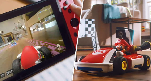 Gracias a Mario Kart Live: Home Circuit tu casa será una pista de carreras con un coche inteligente