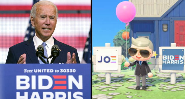Joe Biden, candidato a la presidencia de Estados Unidos por el Partido Demócrata, buscará nuevos votantes a través de Animal Crossing: New Horizons. | Fuente: Nikkei Asian Review.