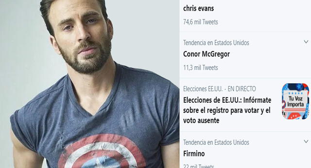 Chris Evans filtra foto íntima por error y se vuelve tendencia con fans del actor