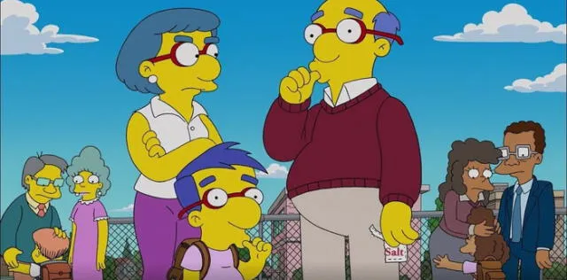 Los Simpson: La insólita razón por la que los padres de Milhouse tienen un gran parecido