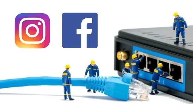 Tanto Facebook como Instagram vuelven a presentar fallos en menos de una semana. | Fuente: Composición.