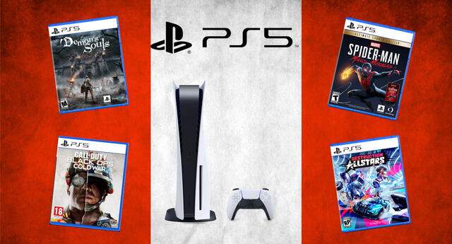 Los videojuegos para PlayStation 5 tendrán un recargo de hasta S/. 100 en su precio en Perú. | Fuente: Composición.