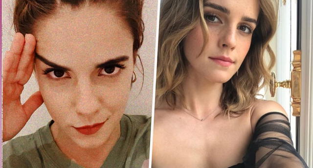 TikTok : Aparece  joven que es tan idéntica a Emma Watson que parece su