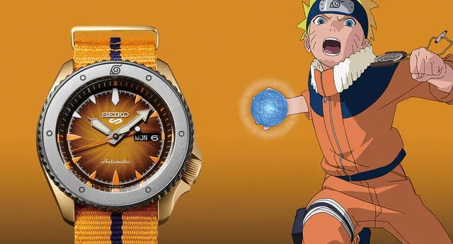 Seiko lanza venta de relojes al estilo de Naruto para amantes del anime