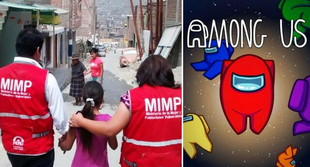 MIMP usa propaganda basada en Among Us para concientizar sobre el abuso sexual infantil