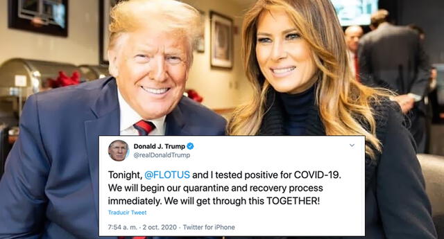 El mensaje de Trump confirmando que tiene Covid-19 bate récords en Twitter
