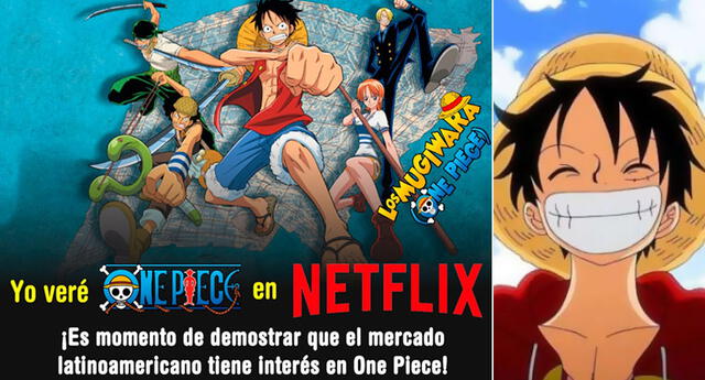 Crean campaña para ver One Piece en Netflix y apoyar el anime.