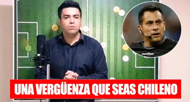 'Bascuñán es una vergüenza para los chilenos': Youtuber chileno critica a árbitro