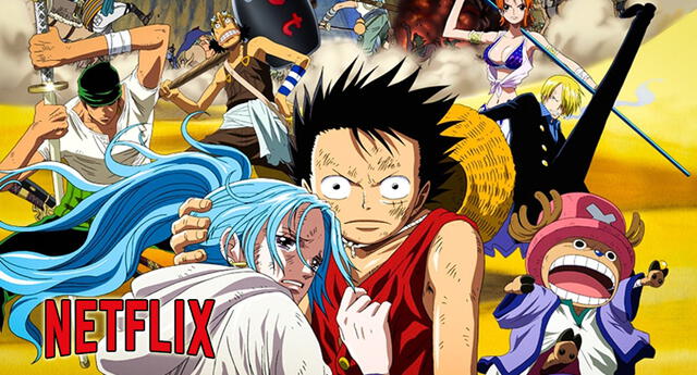 One Piece latino en Netflix.