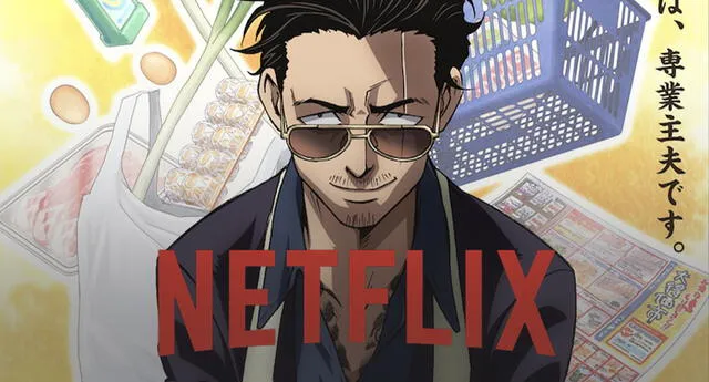 El anime de un Yakuza amo de casa llegará a Netflix el próximo año