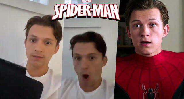 Tom Holland sube vídeos de las grabaciones de Spider-man 3 ¿nos dio spoilers?