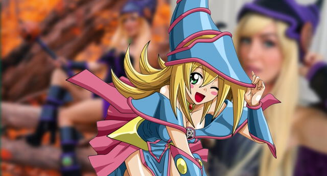 Joven conquista a fans de Yu-Gi-Oh! transformándose en la Maga Oscura en Halloween