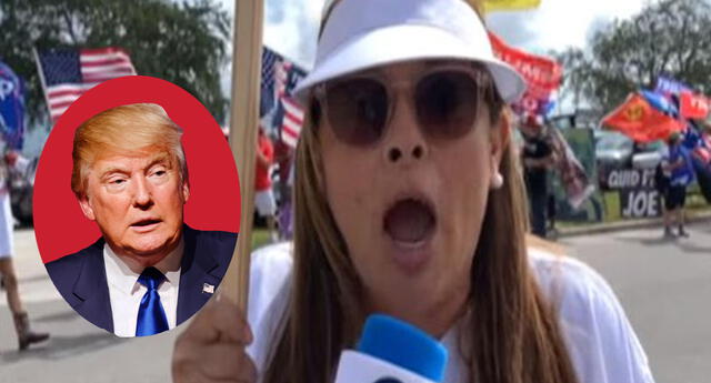 Peruana que apoya a Trump se declara racista y dice