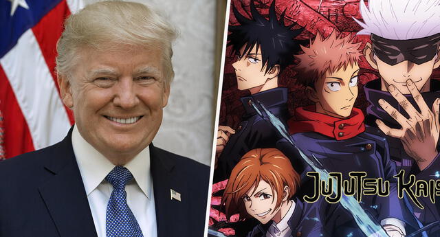 Jujutsu Kaisen: Donald Trump apareció en escena del nuevo anime sensación
