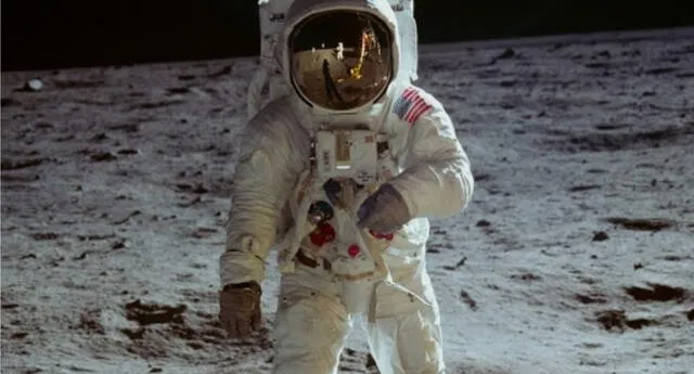 Una fotografía inédita de la misión Apollo 11 está siendo subastada por miles de dólares./Fuente: NASA.