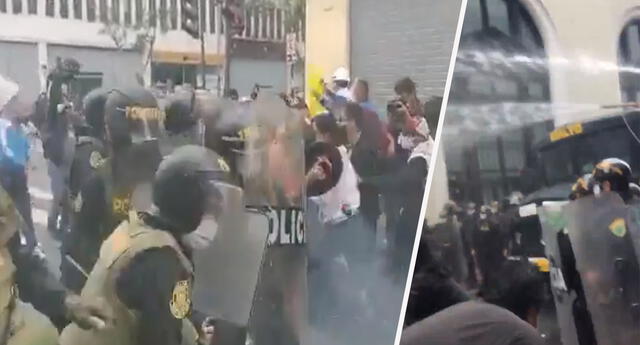 Gran indignación en redes sociales tras vídeos de enfrentamientos entre PNP y manifestantes contra Congreso