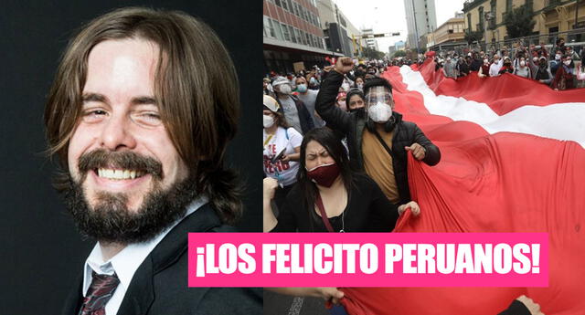 Dross felicita a los peruanos por salir a protestar contra Merino.
