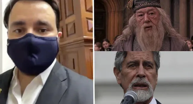 Congresista Alberto de Belaunde le dice “Dumbledore” al Presidente Sagasti, en divertido video