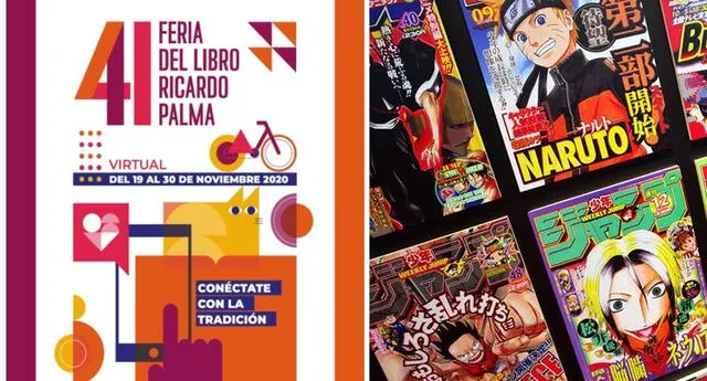 Edición virtual de la 41ª Feria del Libro Ricardo Palma presentará stands de mangas..