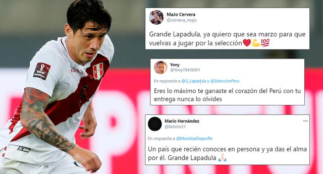 Gianluca Lapadula es apoyado por los peruanos a través de redes sociales.