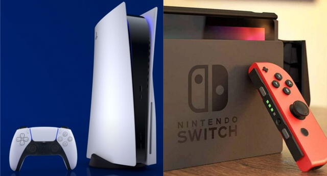 PS5 es el primer competidor que logra superar a la aparentemente imbatible Nintendo Switch en Japón./Fuente: Composición.