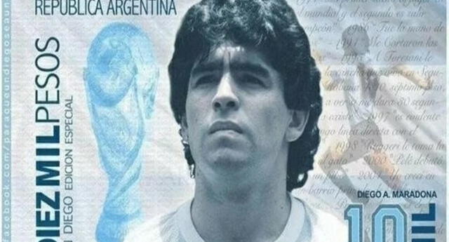 Maradona: Crean campaña para crear billete exclusivo de Diego y ya suman miles de firmas
