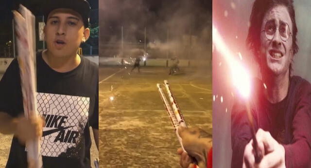 Influencer quemó a sus amigos usando pólvora al querer imitar a Harry Potter, la Policía lo busca