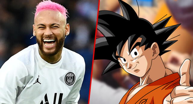 Neymar se realiza un tatuaje de Goku de Dragon Ball.