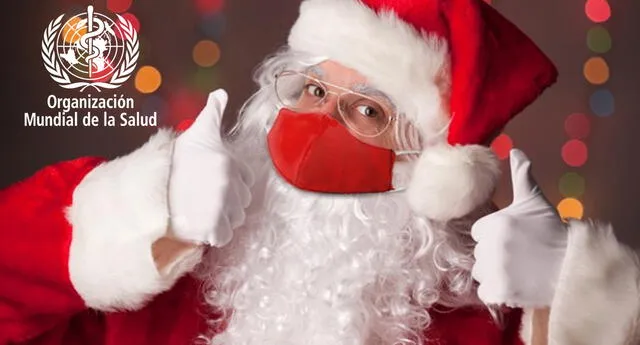 La OMS informa al mundo que Papá Noel es inmune al COVID-19 (VIDEO)