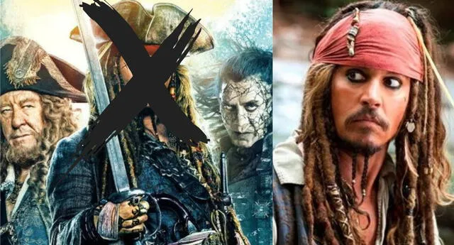El popular actor que encarnó a Jack Sparrow en la saga no regresaría para futuras películas por sus problemas legales y reputación actual en Hollywood./Fuente: Composición.