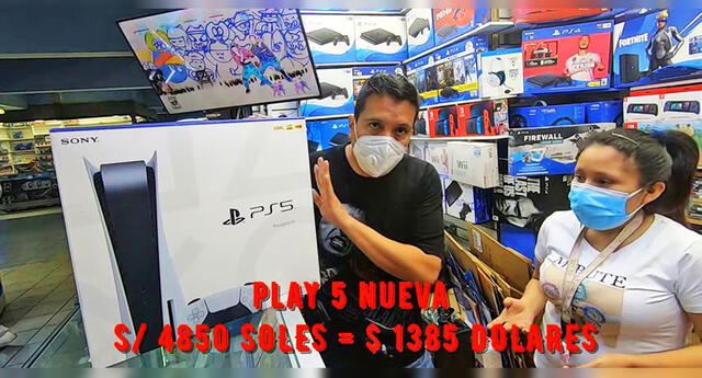 Venden la PlayStation 5 a casi S/.5000 en Polvos Azules.