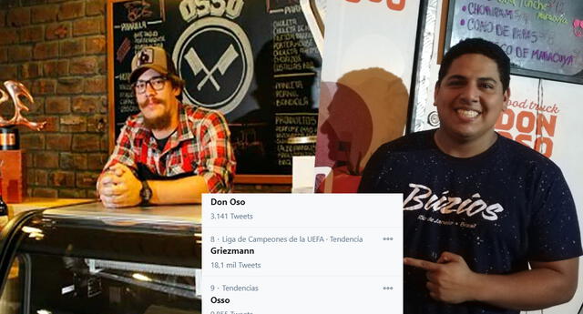 Empresa Osso genera críticas por querer quitarle el nombre a Don Oso, un emprendimiento de comida