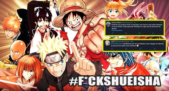 Las redes sociales estallan contra Shueisha por borrar contenido de anime y manga en internet