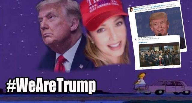 Crean hashtag #WeAreTrump en apoyo al presidente por ser echado de Twitter, pero le hacen memes