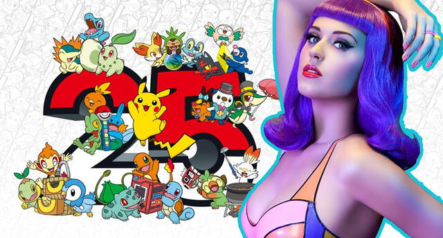 Katy Perry se une a Pokémon para celebrar el 25 aniversario de la franquicia
