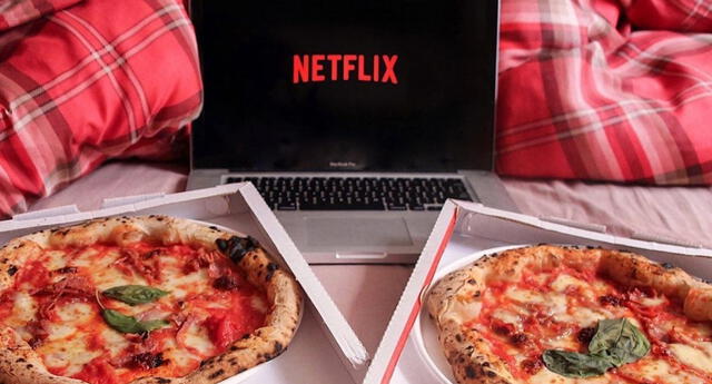 La compañía BonusFinder busca a alguien que pueda calificar series de Netflix mientras come pizza todo el día./Fuente: Pinterest.