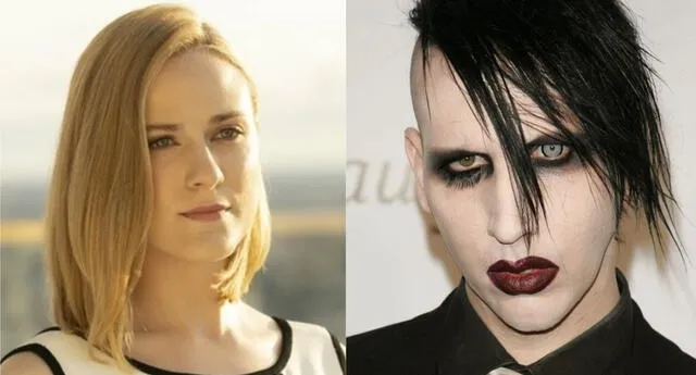 Evan Rachel Wood develó la misteriosa identidad de su abusador, quien resultó ser su expareja Marilyn Manson./Fuente: Composición.