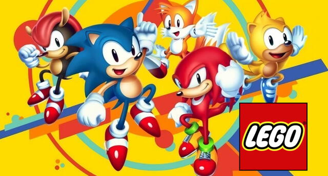Sonic the Hedgehog podrá competir con su eterno rival Super Mario a través de los impresionantes sets de LEGO./Fuente: Sega.