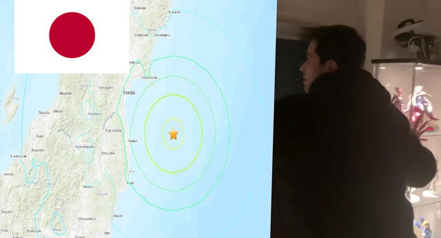 Youtuber peruano en Japón grabó preciso momento del terremoto de 7.1 que sacudió el país