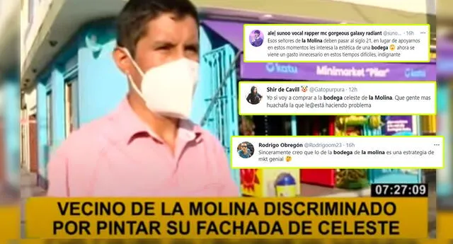 Usuarios opinaron sobre la discriminación de una bodega en La Molina.