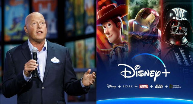 Bob Chapek, actual CEO de Disney, resaltó que la compañía quedó impresionada del atractivo que su servicio de streaming tiene con el público adulto./Fuente: Bloomberg.