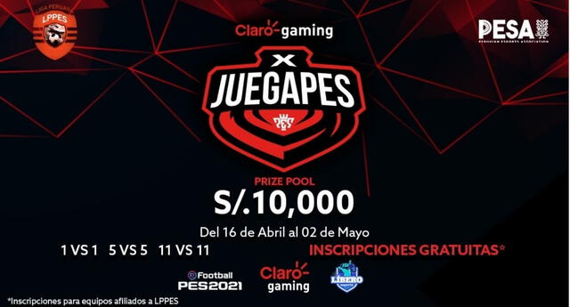 El Claro Gaming X JUEGAPES contará con la presencia de grandes equipos peruanos como Alianza Lima, Unversitarios de Deportes, Sporting Cristal, entre otros./Fuente: Claro Gaming.