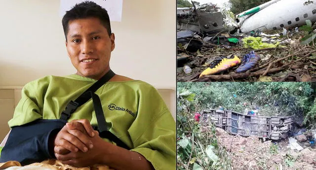 El técnico de vuelo boliviano se salvó de dos tragedias.